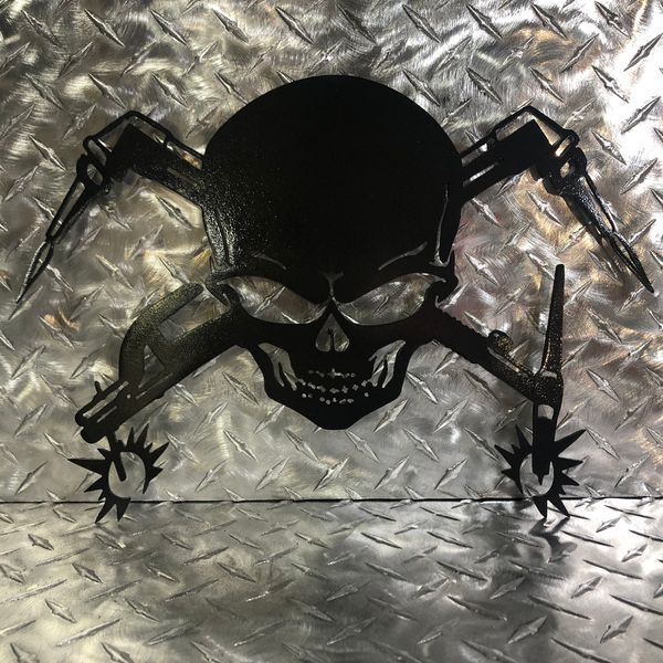 Welder Fabricator Skull Metal Wall Art Signs & Gift Decor